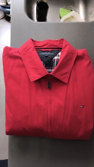 Cazadora Tommy Hilfiger Roja Talla XXL