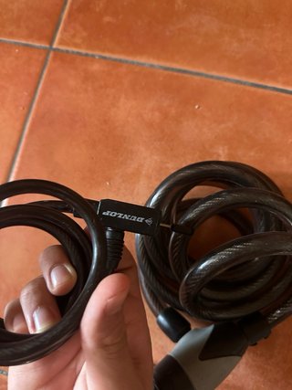 Candado de cable para bicicleta
