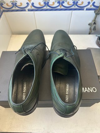 Zapatos Enzo Romano Piel Verde Talla 44