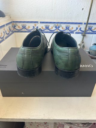 Zapatos Enzo Romano Piel Verde Talla 44