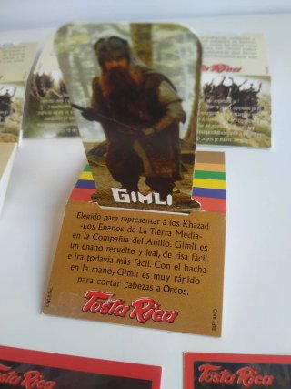 Cartas El Señor de los Anillos Tosta Rica