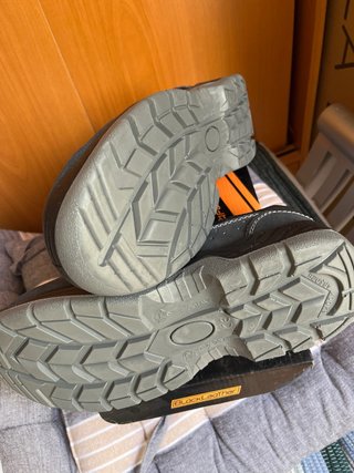 Zapatos de seguridad Black Leather talla 42