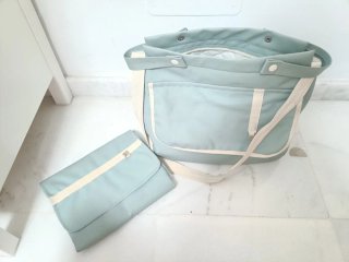 Bolso para Bebé en Tono Verde
