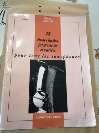 Partiture per sassofono di Michel Mériot