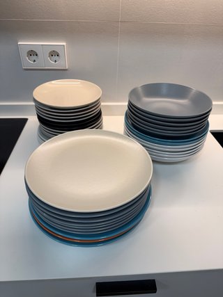Vajilla IKEA de Cerámica 37 piezas