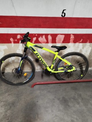 Bicicleta de Montaña Btwin Amarilla