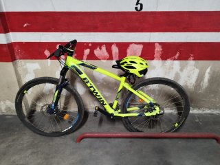 Bicicleta de Montaña Btwin Amarilla