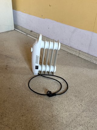Radiador Eléctrico Compacto Blanco