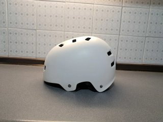 Casco blanco Oxelo para Bicicleta o BMX