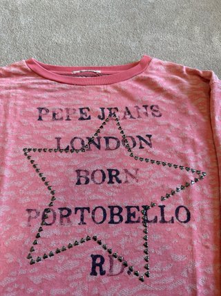 Sudadera Rosa Pepe Jeans