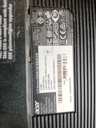 Pantalla pequeña ordenador