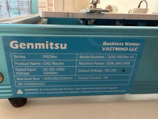 Fresadora CNC Genmitsu 3018-PROVer V2