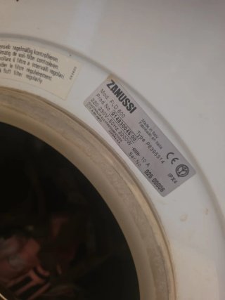 Lavadora Zanussi Blanca