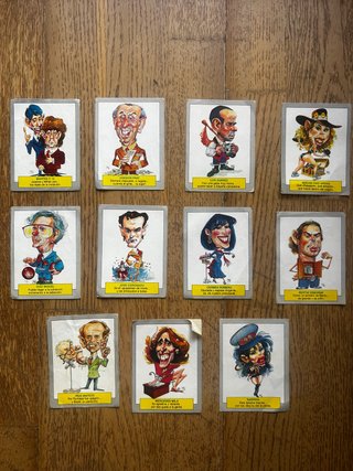 Colección Cromos Personajes Famosos
