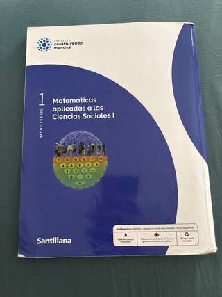 Matemáticas aplicadas a las Ciencias Sociales I...