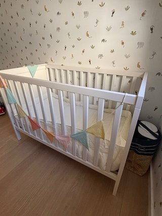 Cuna IKEA Sundvik + Colchón Jättetrött
