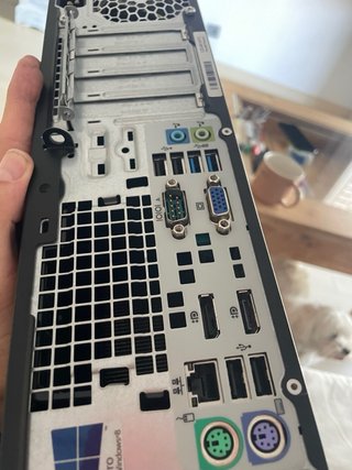PC HP Servidesk Negro