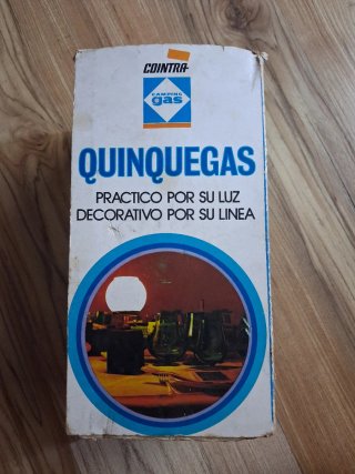 Quinqué Campingaz con scatola originale
