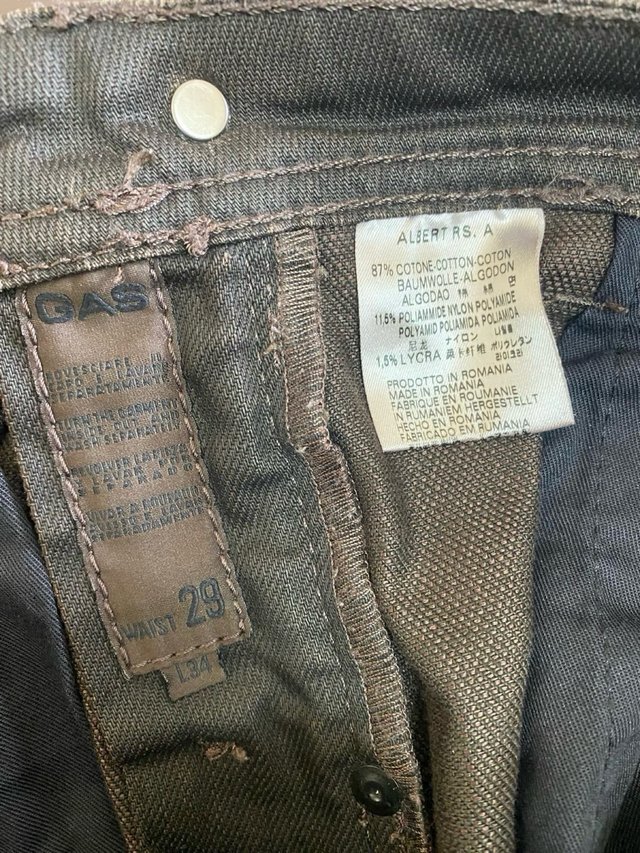 Jeans Gas Albert color rame taglia US 29/34 S
