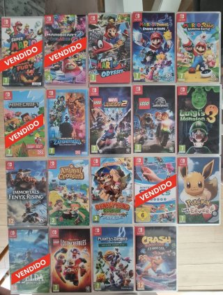 Juegos Nintendo Switch. Preguntar precios unidad.