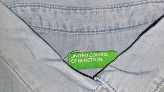 Camisa Vaquera niña  Benetton.  10-11 años