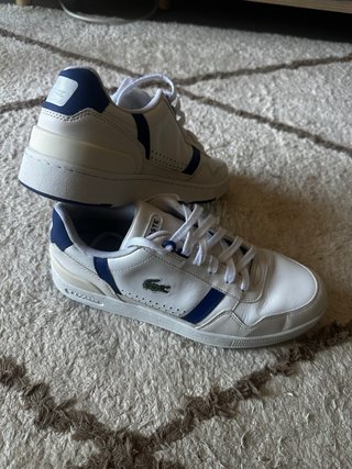 Zapatillas Lacoste Blancas y Azules