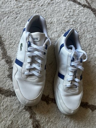 Zapatillas Lacoste Blancas y Azules
