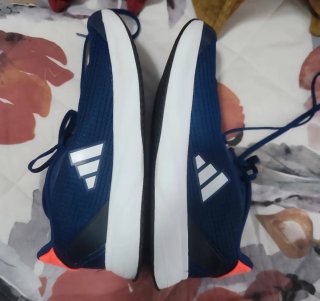 Zapatillas Adidas Lighmotion Azul y Blanco