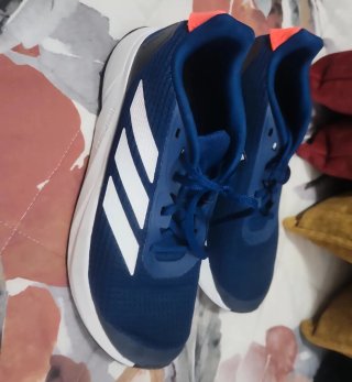 Zapatillas Adidas Lighmotion Azul y Blanco