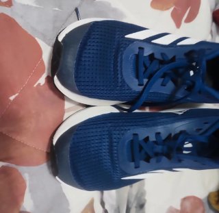 Zapatillas Adidas Lighmotion Azul y Blanco