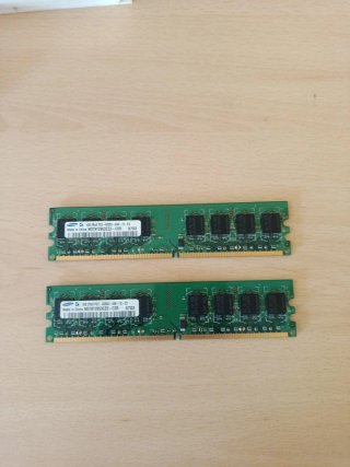 Memorias RAM 1GB DDR2 PC2-4200U Samsung