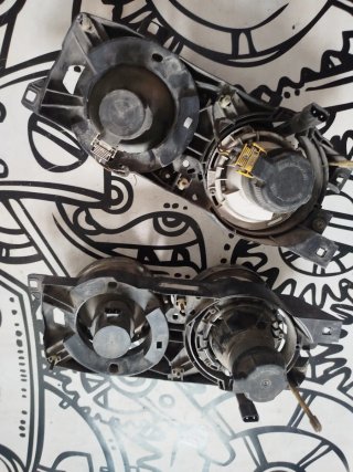 BMW E34 faros y calandra