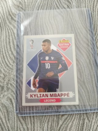 Cromo Mbappe extra sticker plata