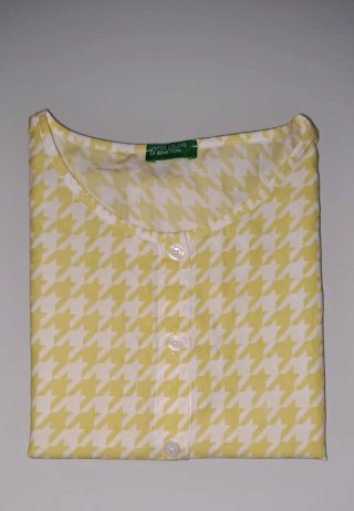 Camisa amarilla Benetton Niña 10-11 Años