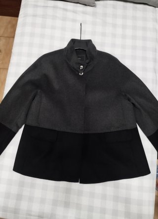 Chaquetón de mujer bicolor