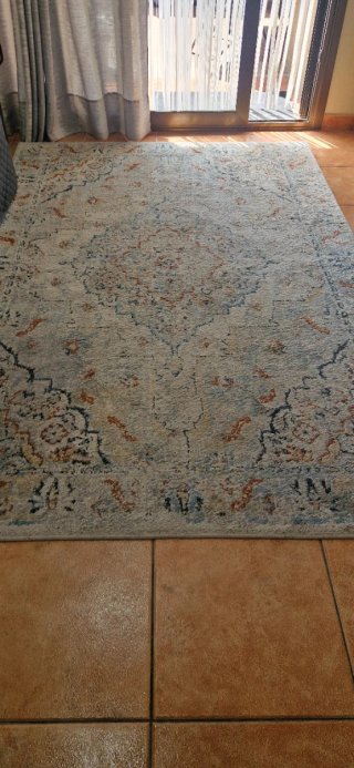 Alfombra Ikea Beige y Azul