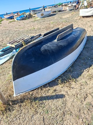 Barca de pesca en Malgrat de Mar