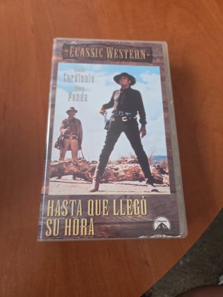 VHS Hasta que llegó su hora Western