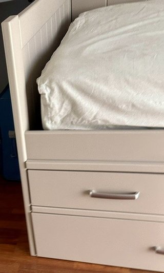 Mueble Nido con dos Camas y Tres Cajones