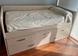 Mueble Nido con dos Camas y Tres Cajones