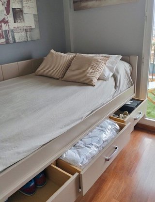 Cama Nido con dos Camas y Tres Cajones