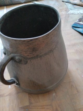 Olla antigua de cobre/bronce