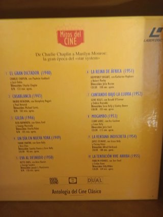 Lote 20 Películas Clásicas Laserdisc