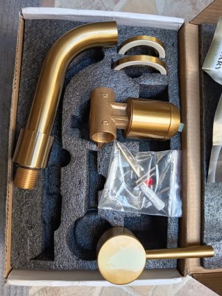 Grifo de Baño Monomando EYXNZGE Dorado