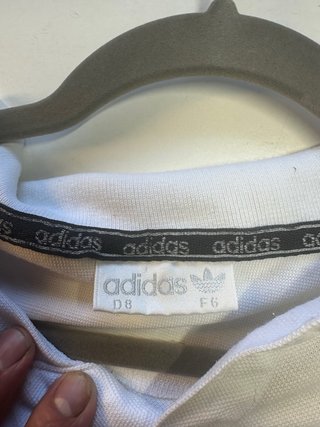 Polo Adidas Originals Vintage Blanco