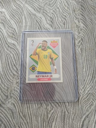 Cromo Neymar Jr Extra Sticker plata