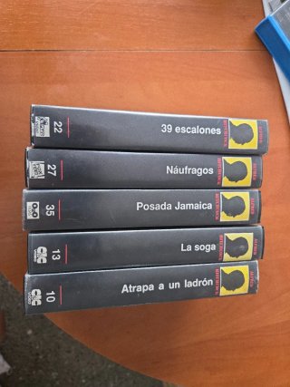 Lote 5 Películas VHS Alfred Hitchcock (Español)