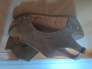 Sandalias de Cuña Taupe