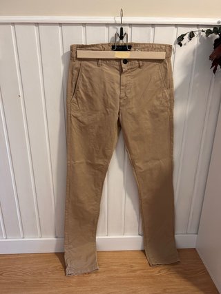 Pantalones Chinos Zara Beige