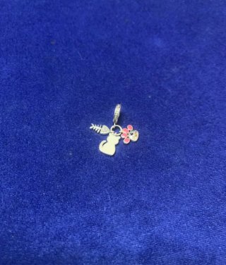 Charm Gata Gato Huella pulsera Pandora collar plat